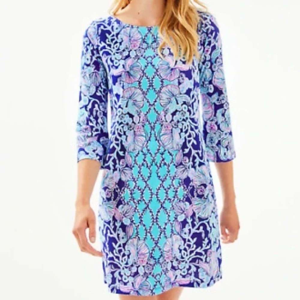 Lilly Pulitzer Bay Dress in Laps Lazuli, small
